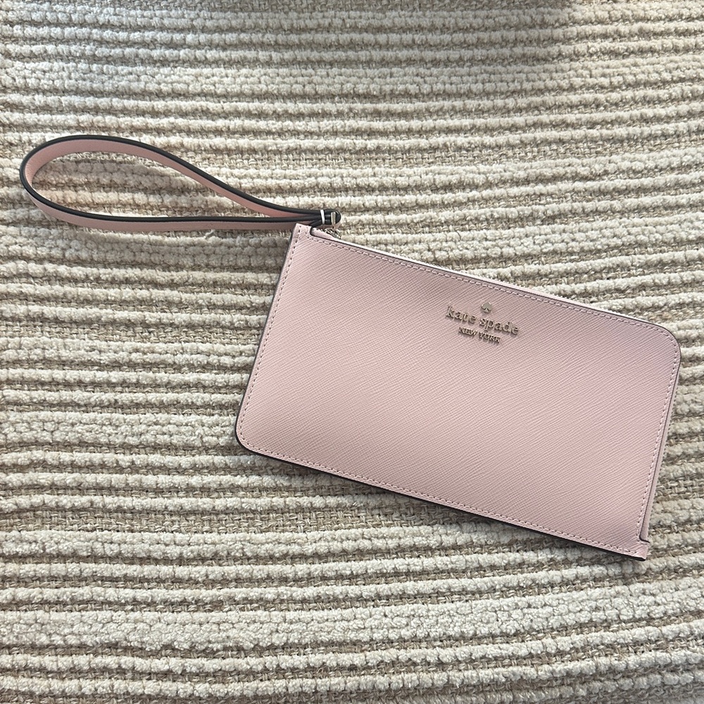 Kate Spade Blush Pink Wristlet Clutch